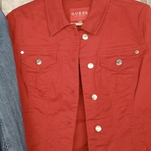Guess brick red jacket